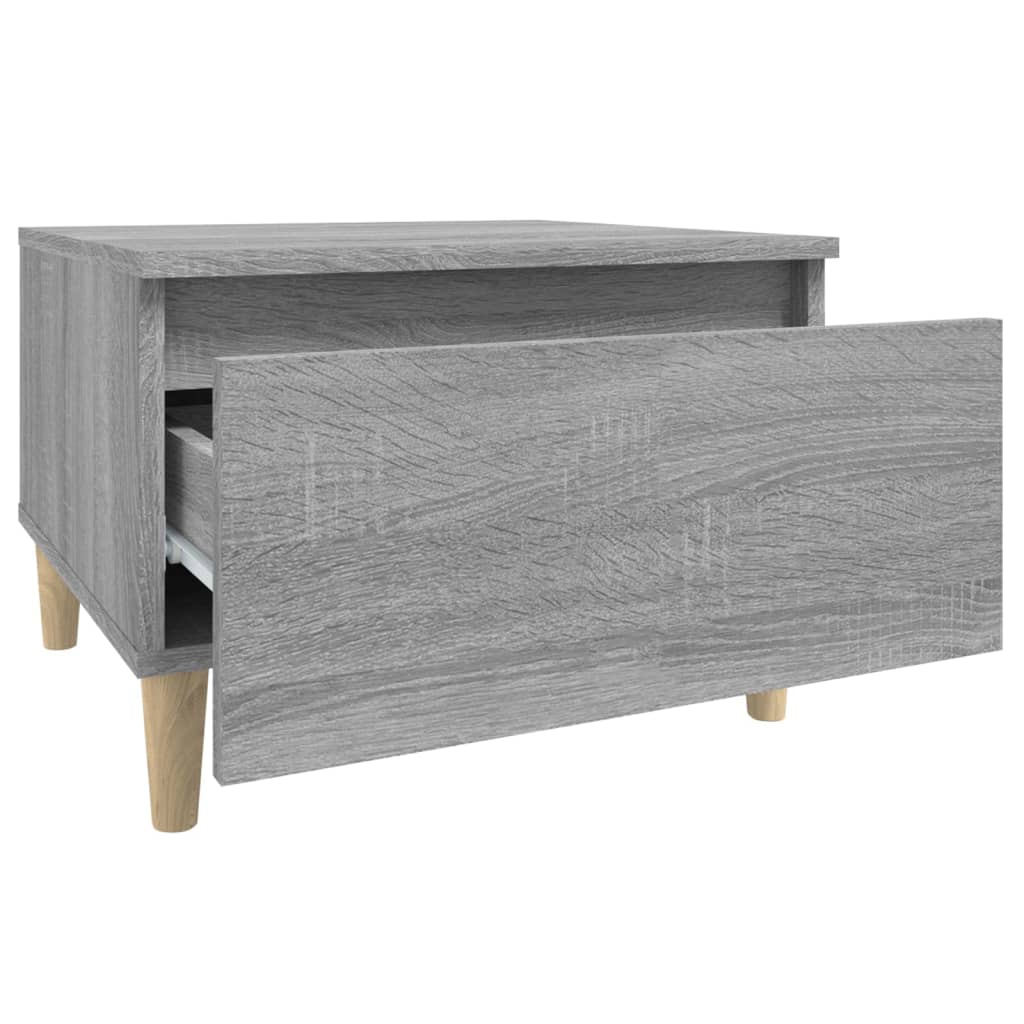 Side Table Grey Sonoma 50x46x35 cm Engineered Wood